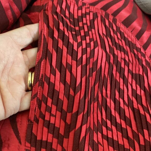 UBU Reversible Zebra Print Satin Car Length Coat - As New - Picture 12 of 14